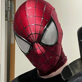 アメイジングスパイダーマン2 マスク　フェイスシェル付き　映画版　レプリカ(コスプレ)