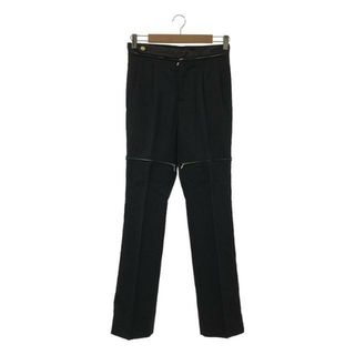 【美品】  MASU / エムエーエスユー | SEPARATE TUXEDO TROUSERS / ジップ タキシード トラウザーズ パンツ | 42 | black | メンズ(その他)