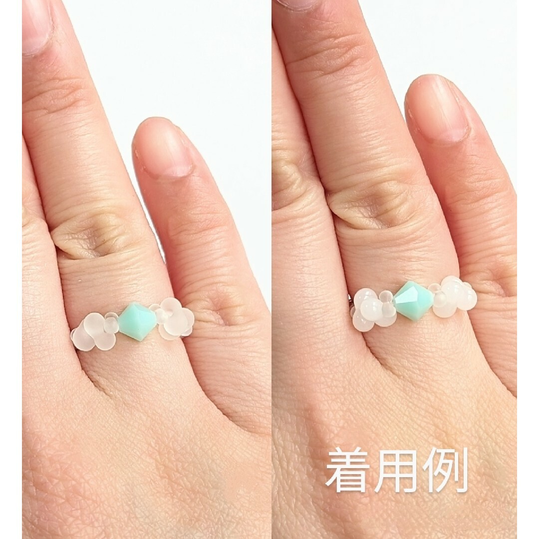 やさしいミント リング ② レディースのアクセサリー(リング(指輪))の商品写真