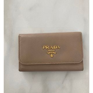 PRADA - プラダ　キーケース　キーリング　cammeo ベージュ　6連　