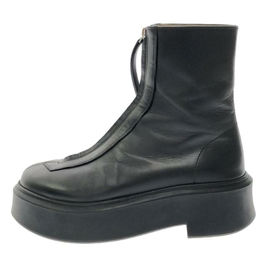 THE ROW(ザロウ)のTHE ROW / ザロウ | F1144 L64R ZIPPED BOOT 1 カーフレザー センタージップ ブーツ | 37 | ブラック | レディース レディースの靴/シューズ(ブーツ)の商品写真