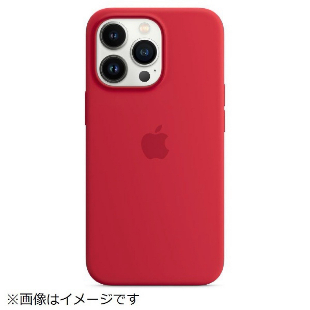 iPhone(アイフォーン)のiPhone 13 Pro 純正シリコンケース  PRODUCTレッド スマホ/家電/カメラのスマホアクセサリー(iPhoneケース)の商品写真