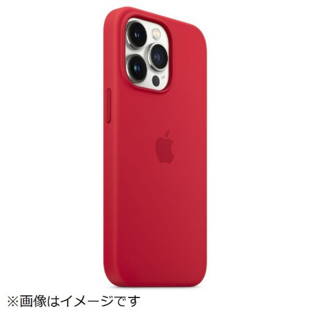 iPhone(アイフォーン)のiPhone 13 Pro 純正シリコンケース  PRODUCTレッド スマホ/家電/カメラのスマホアクセサリー(iPhoneケース)の商品写真