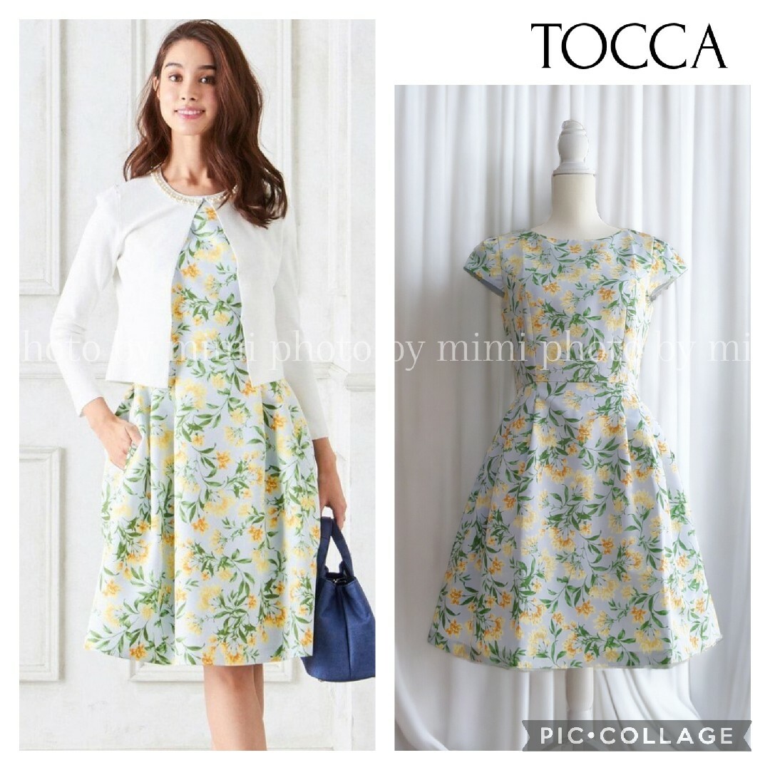 TOCCA(トッカ)のTOCCA*Freesiaドレス 大きいサイズ レディースのワンピース(ひざ丈ワンピース)の商品写真