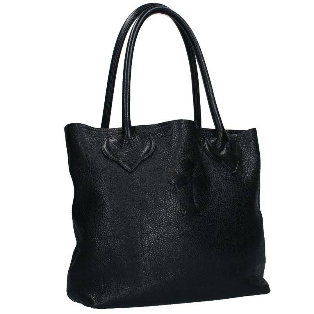 Chrome Hearts(クロムハーツ)のクロムハーツ  FS TOTE/FSトート クロスパッチ付きレザートートバッグ メンズ メンズのバッグ(トートバッグ)の商品写真