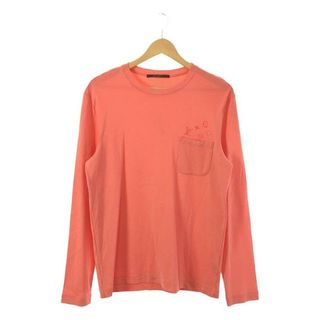 【美品】  Louis Vuitton / ルイヴィトン | モノグラム ポケット ロングスリーブTシャツ | M | ピンク | メンズ