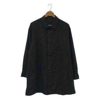 ヨウジヤマモトプールオム(Yohji Yamamoto POUR HOMME)のYOHJI YAMAMOTO POUR HOMME / ヨウジヤマモトプールオム | コットン シャツコート | 2 | ブラック | メンズ(その他)