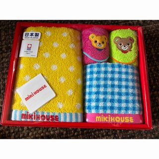 mikihouse - 新品•未使用　ミキハウス　今治タオル　ハンカチセット