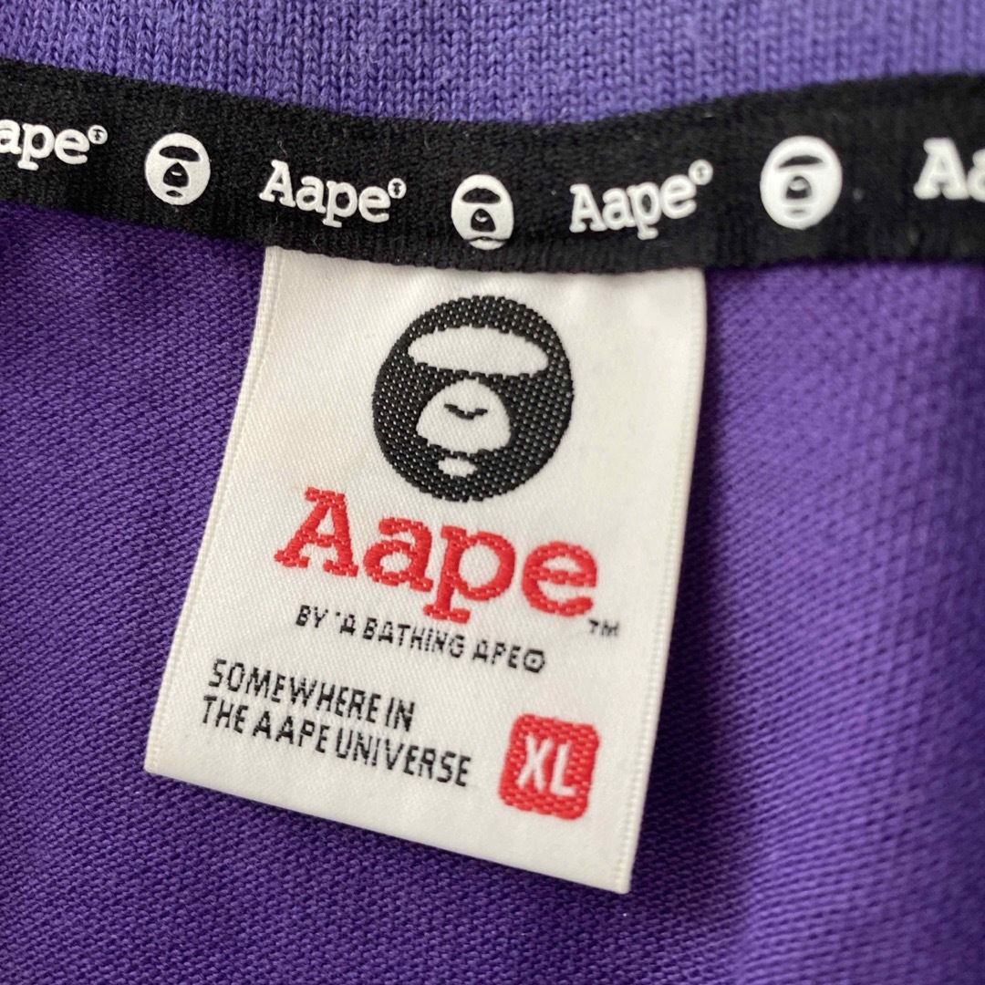 A BATHING APE(アベイシングエイプ)のアベイシングエイプポロシャツ　A BATHING APEポロシャツ　XL 希少 メンズのトップス(ポロシャツ)の商品写真