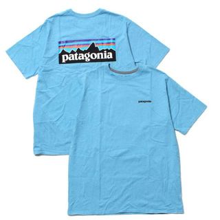 パタゴニア(patagonia)の【新品未使用】 パタゴニア patagonia メンズ ロゴ Tシャツ  Mens P-6 Logo Responsibili-Tee 38504 【XSサイズ/LAGO BLUE】(Tシャツ/カットソー(半袖/袖なし))