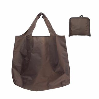 送料無料G1-5 エコバッグ 買い物袋 手提げ袋 レジ袋 52cm×63cmモカ(エコバッグ)
