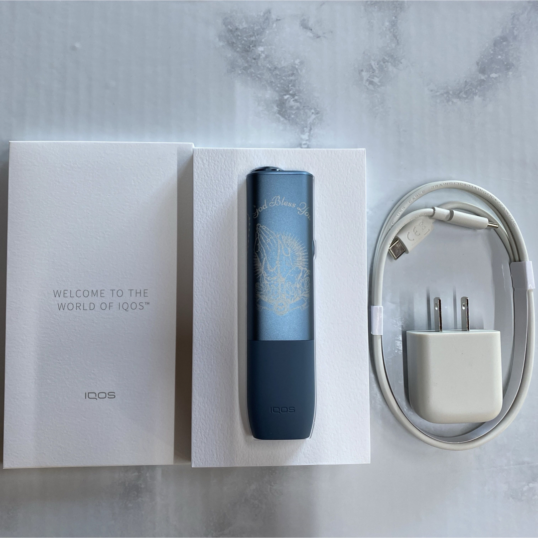 IQOS(アイコス)のiQOS ILUMA ONE イルマワン レーザー加工 祈り手 聖書 ロザリオ メンズのファッション小物(タバコグッズ)の商品写真