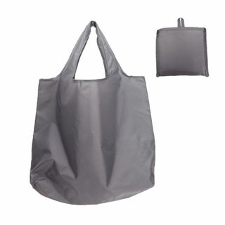 送料無料G1-7 エコバッグ 買い物袋 手提げ袋 レジ袋 52cm×63cm 灰(エコバッグ)