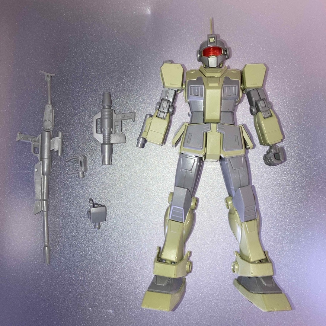 High Grade（BANDAI）(ハイグレード)のガンプラ　HG 1/144 ジム・スナイパーカスタム　組立済　ジャンク エンタメ/ホビーのおもちゃ/ぬいぐるみ(模型/プラモデル)の商品写真