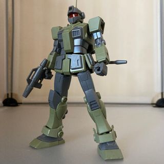 ハイグレード(High Grade（BANDAI）)のガンプラ　HG 1/144 ジム・スナイパーカスタム　組立済　ジャンク(模型/プラモデル)