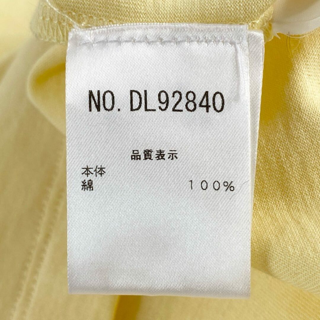 BRUNELLO CUCINELLI(ブルネロクチネリ)の2d10 【美品】 イタリア製 BRUNELLO CUCINELLI ブルネロクチネリ コットン100％ 半袖ポロシャツ M イエロー メンズ 紳士服 春夏 メンズのトップス(シャツ)の商品写真