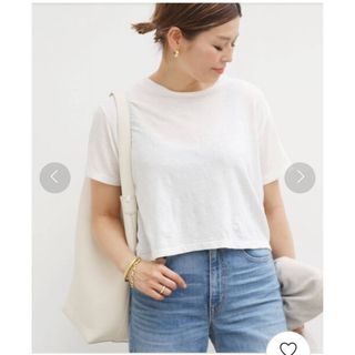 ドゥーズィエムクラス(DEUXIEME CLASSE)の新品　Deuxieme Classe  LINEN BASE SHORT  T(Tシャツ(半袖/袖なし))