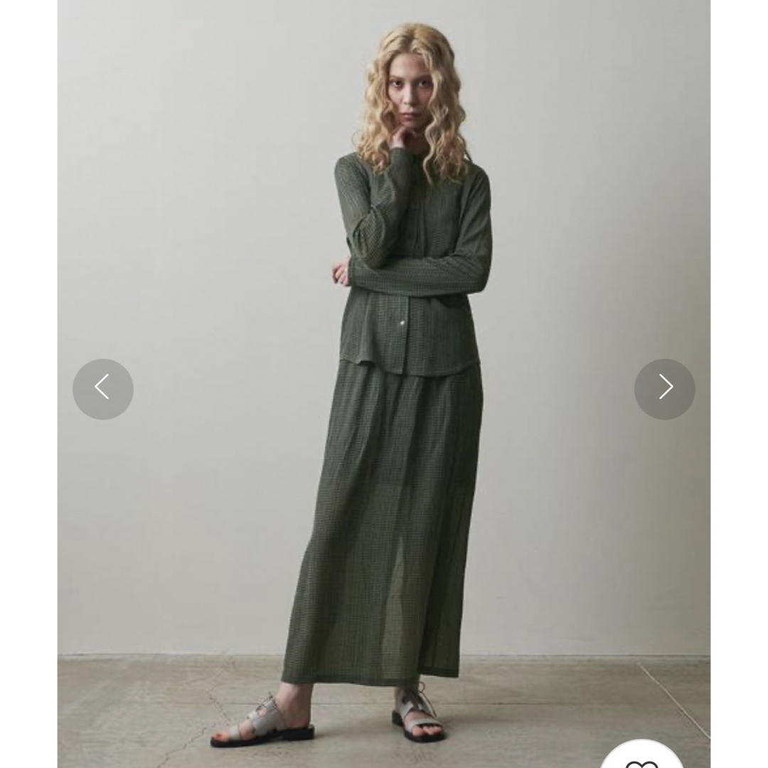 steven alan(スティーブンアラン)の＜Steven Alan＞CHECK EASY LONG SKIRT レディースのスカート(ロングスカート)の商品写真