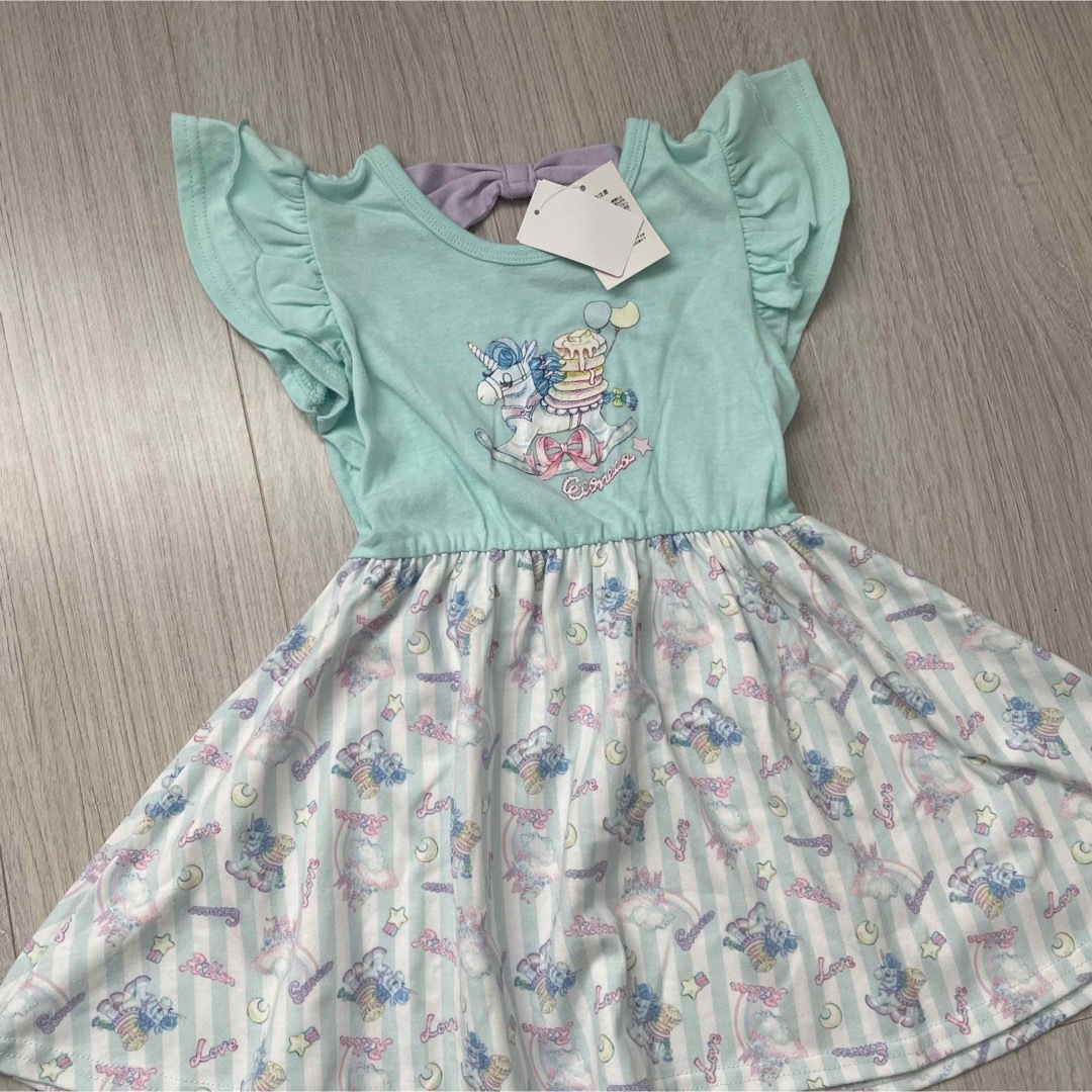 しまむら(シマムラ)のキッズ　子ども服　女の子　110 まとめ売り　ワンピース　新品　未使用　タグ付き キッズ/ベビー/マタニティのキッズ服女の子用(90cm~)(ワンピース)の商品写真