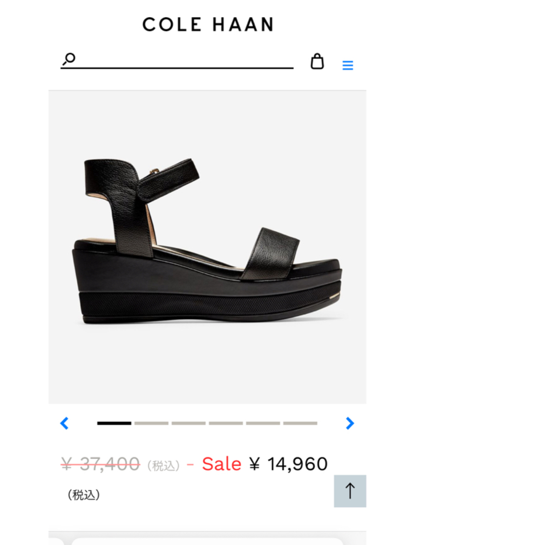 Cole Haan(コールハーン)の【COLE HAAN】ウェッジ サンダル  レディースの靴/シューズ(サンダル)の商品写真