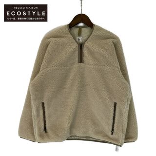 ブラームス BROOTS23F31 23AW ﾅﾁｭﾗﾙ Recycle Boa Half Zip P/O ﾊｰﾌｼﾞｯﾌﾟﾎﾞｱｼﾞｬｹｯﾄ O(その他)