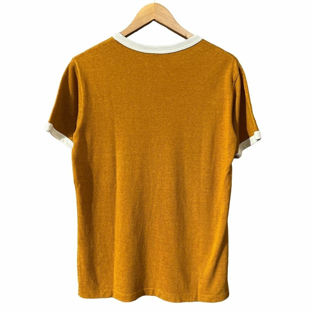WAREHOUSE(ウエアハウス)の希少 美品 ウエアハウス ブルドッグ プリント リンガー トリム Tシャツ M メンズのトップス(Tシャツ/カットソー(半袖/袖なし))の商品写真