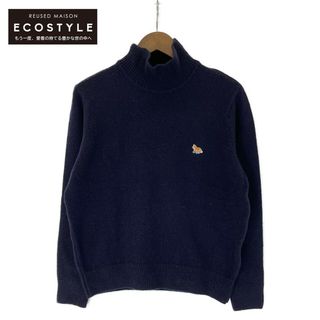 メゾンキツネ(MAISON KITSUNE')のメゾンキツネ HW00504KT1006 BABY FOX PATCH BOXY TURTLENECK S(タイツ/ストッキング)