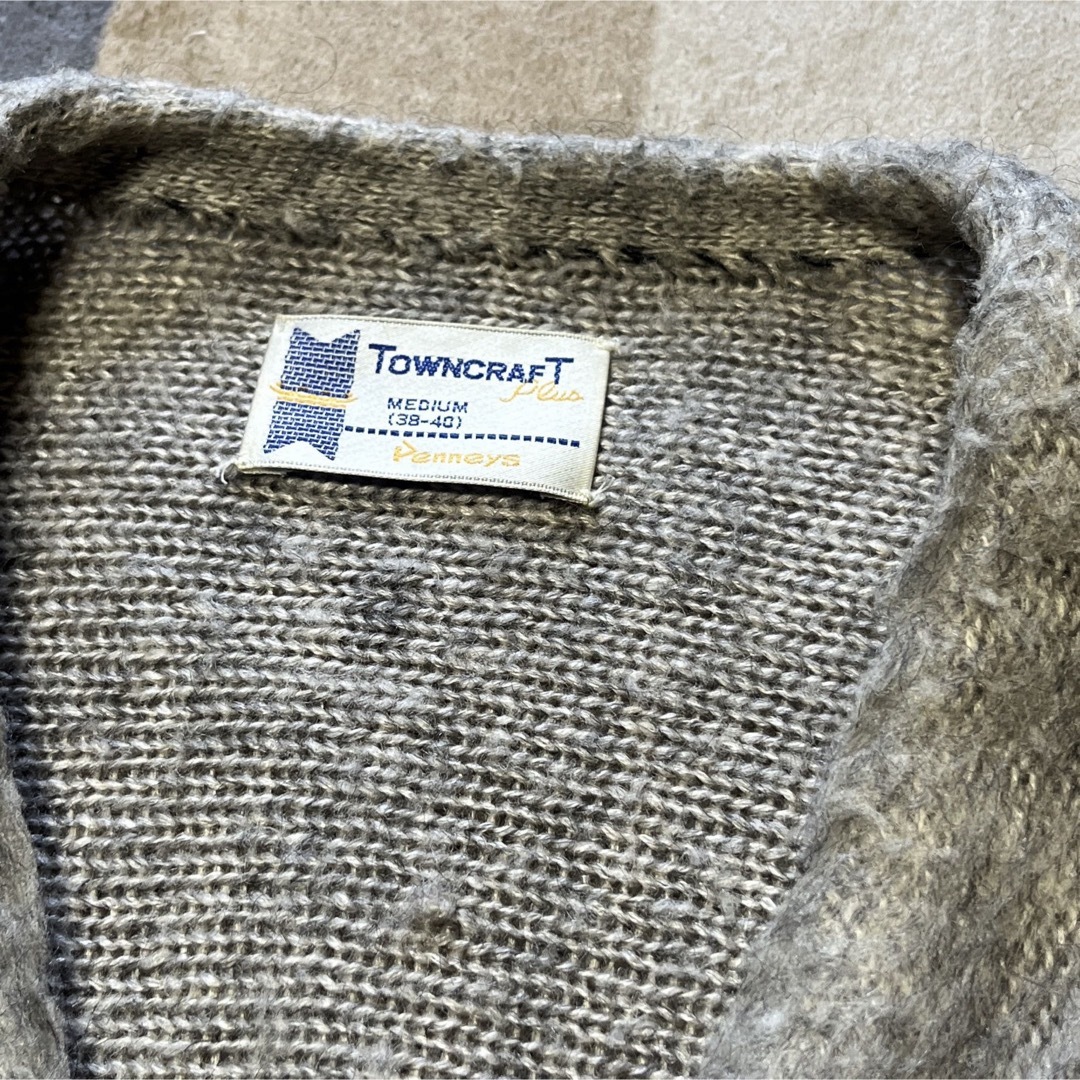 TOWNCRAFT(タウンクラフト)のタウンクラフト モヘア カーディガン グレー メンズのトップス(カーディガン)の商品写真