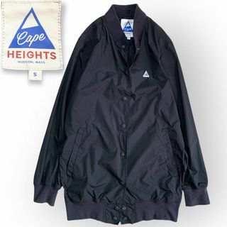 ケープハイツ(Cape HEIGHTS)のCAPE HEIGHTSケープハイツ S ロングブルゾン ライトアウター  黒(ナイロンジャケット)