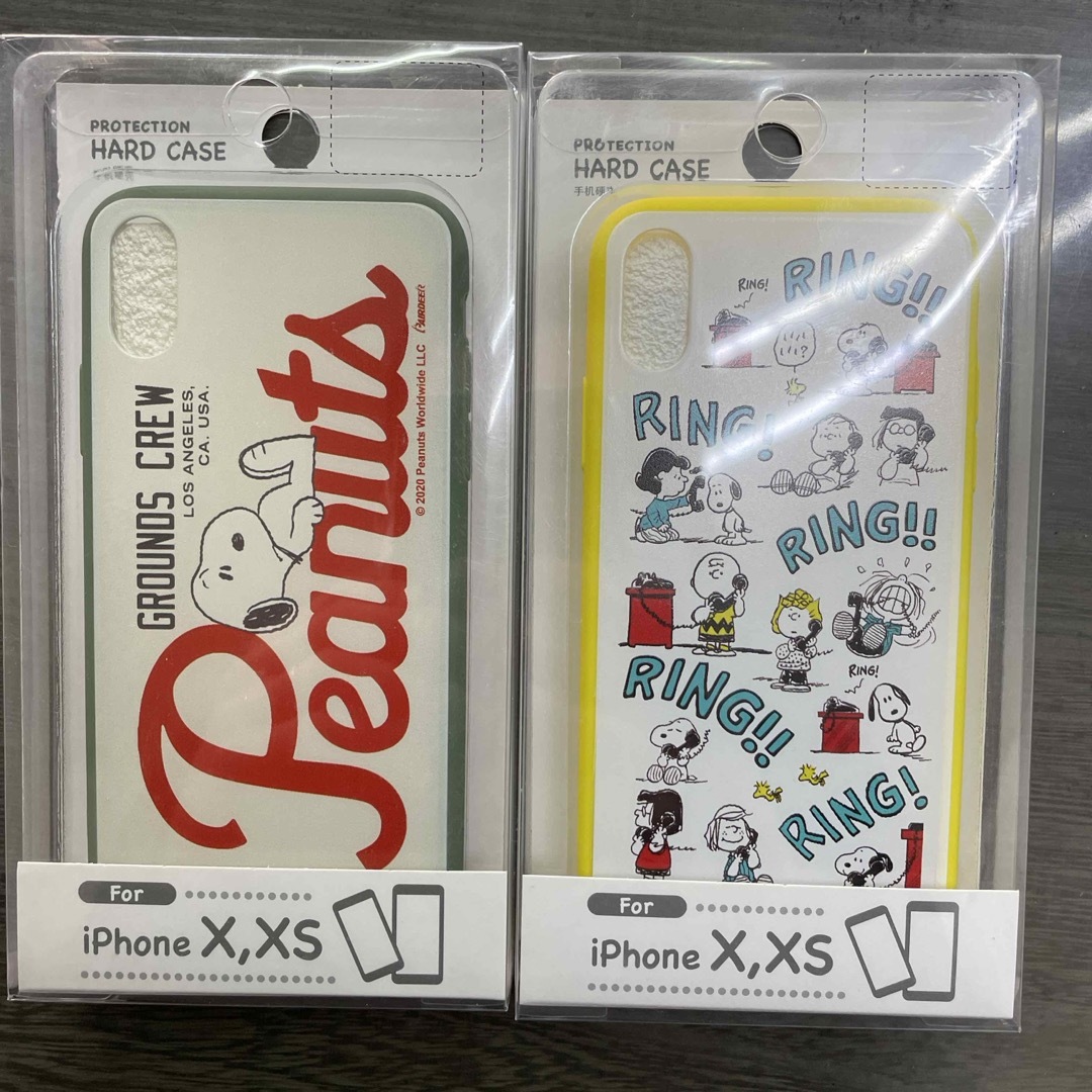 SNOOPY(スヌーピー)の新品　iPhone X、XS スヌーピー　ケース　SNOOPY 2個セット！ スマホ/家電/カメラのスマホアクセサリー(iPhoneケース)の商品写真