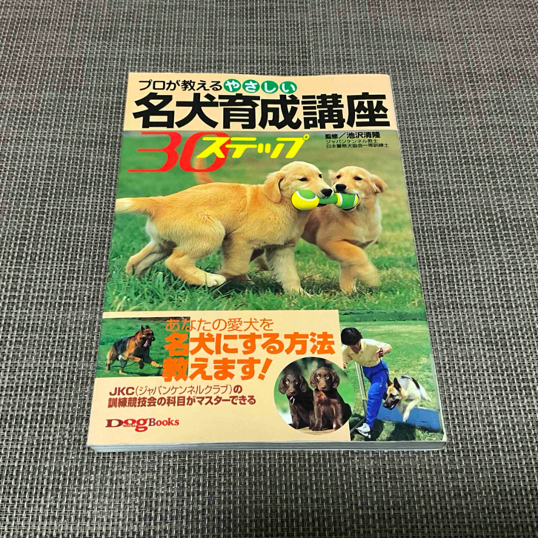 🐶【中古】プロが教えるやさしい名犬育成講座３０ステップ　犬　本　トレーニング エンタメ/ホビーの本(趣味/スポーツ/実用)の商品写真