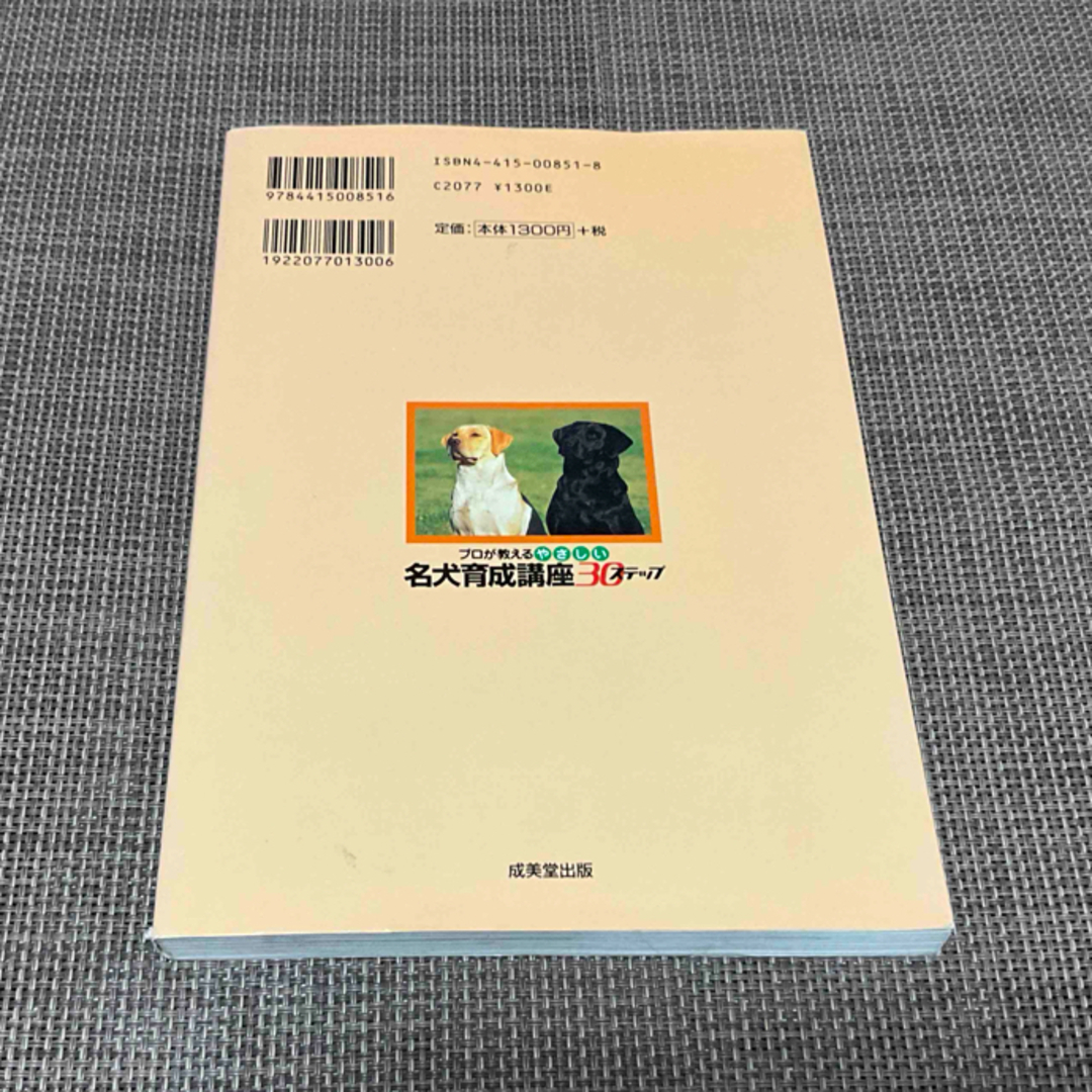 🐶【中古】プロが教えるやさしい名犬育成講座３０ステップ　犬　本　トレーニング エンタメ/ホビーの本(趣味/スポーツ/実用)の商品写真