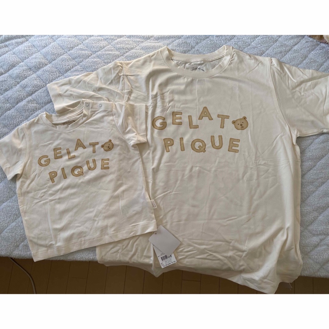 gelato pique(ジェラートピケ)のジェラートピケ　親子　Tシャツ キッズ/ベビー/マタニティのベビー服(~85cm)(Ｔシャツ)の商品写真