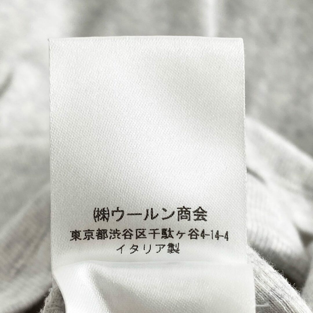 BRUNELLO CUCINELLI(ブルネロクチネリ)の21d10 【美品】 BRUNELLO CUCINELLI ブルネロクチネリ ビーズデザイン リブカットソー 長袖Tシャツ XXL ライトグレー レディース 婦人服 レディースのトップス(Tシャツ(長袖/七分))の商品写真