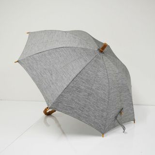 日傘 UNITED ARROWS ユナイテッドアローズ USED美品 寒竹 グレー 晴雨兼用 UV 50cm KR S0498