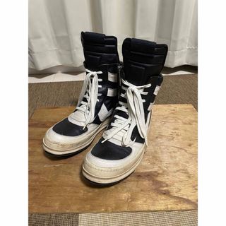 リックオウエンス(Rick Owens)のリックオウエンス Rickowens ダンク 42 黒白(スニーカー)