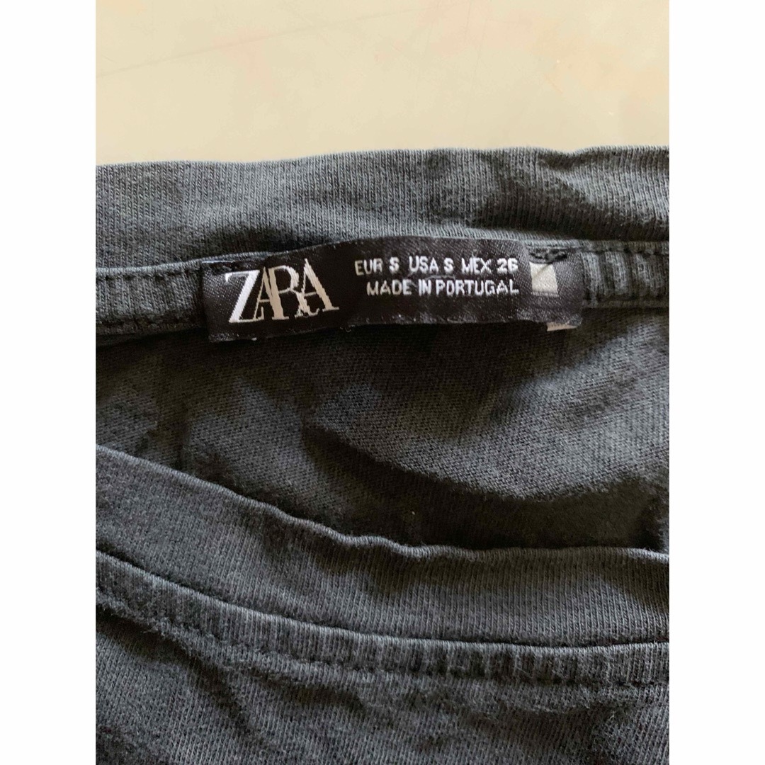 ZARA(ザラ)のZARA レディース　オーバーサイズ　Tシャツ　ピンク　ブラック レディースのトップス(Tシャツ(半袖/袖なし))の商品写真