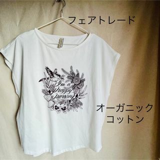 ピープルツリー(People Tree)のピープルツリー　フェアトレード　オーガニックコットン　Tシャツ　M(Tシャツ(半袖/袖なし))