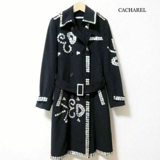 cacharel - 美品 キャシャレル ボタン装飾 ダブルブレスト チェスターコート トレンチコート