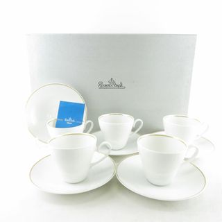 ROSENDAHL - 美品 ROSENDAHL ローゼンダール クラシックローズ カップ＆ソーサー 5客 セット ティー コーヒー ST30X 