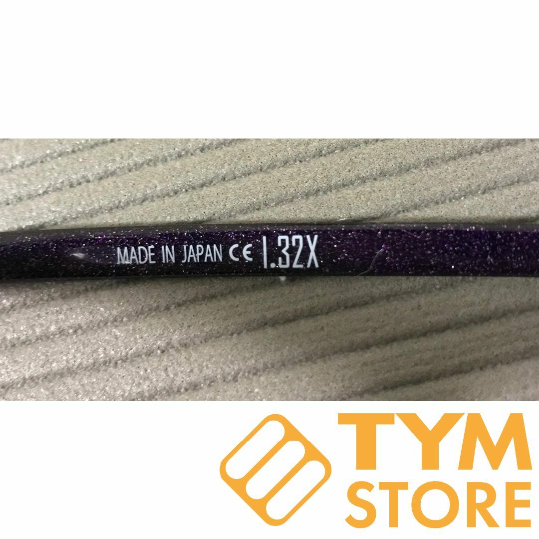ハズキルーペ スマート 1.32倍 カラーレンズ　紫 パープル レディースのファッション小物(サングラス/メガネ)の商品写真