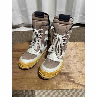 リックオウエンス(Rick Owens)のリックオウエンス Rickowens ダンク 42 茶白(スニーカー)