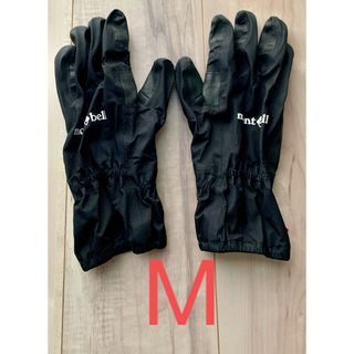 モンベル(mont bell)のモンベル　ドライテック サイクルレイングローブ　ブラック　Mサイズ(手袋)