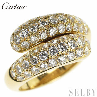 カルティエ(Cartier)のカルティエ K18YG ダイヤモンド リング ミミ 53号(リング(指輪))
