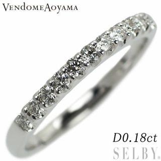 ヴァンドームアオヤマ(Vendome Aoyama)のヴァンドーム青山 K18WG ダイヤモンド リング 0.18ct ハーフエタニティ(リング(指輪))