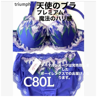 トリンプ(Triumph)の【新品タグ付】triumph天使のブラ・プレミアムC80L（定価¥11,990）(ブラ)
