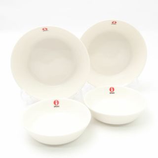 イッタラ(iittala)の未使用 iittala イッタラ ティーマ ティーミ 小皿 4枚 セット 小皿 9cm 12cm プレート SM2073B1 (食器)