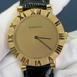 ティファニー(Tiffany & Co.)のティファニー 時計 メンズ アトラス D286.753 クォーツ K18 (腕時計(デジタル))