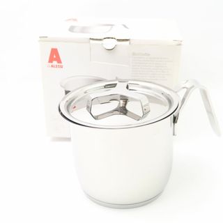 アレッシィ(ALESSI)の未使用 ALESSI アレッシィ Pots＆Pans ミルクボイラー 1点 1.9L 片手鍋 ミルクパン SM2091B1 (鍋/フライパン)