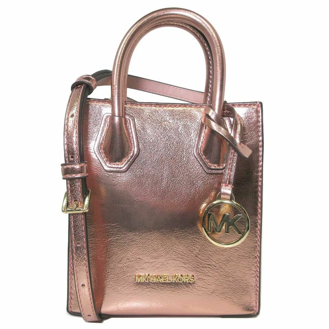 Michael Kors(マイケルコース)の【新品】マイケルコース バッグ ショルダーバッグ 35H3GM9C0M MICHAEL KORS マーサー PVC エクストラ スモール パテント クロスボディ 2WAY 斜め掛け メタリック  アウトレット レディース レディースのバッグ(ショルダーバッグ)の商品写真